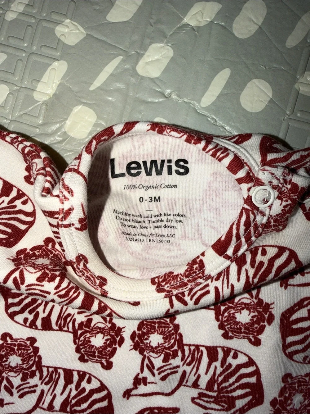 Lewis Tiger-Print Pajama Set